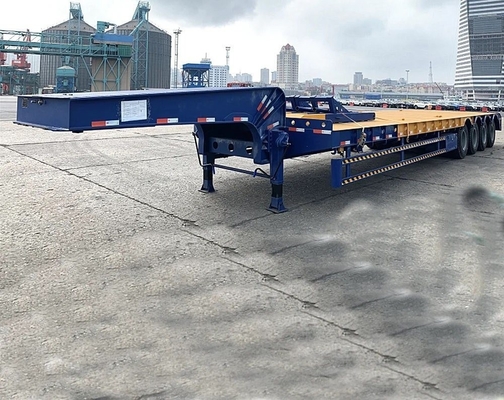 EHL9400L 4 оси низкое шасси низкое плоское полуприцеп для легкой грузовой перевозки