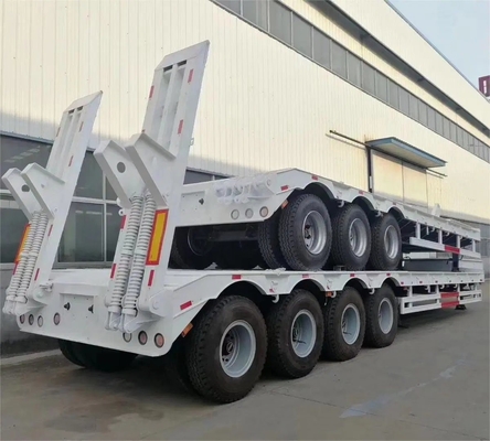 40ft плоский кровать полугрузовик для экскаватора Gooseneck опрокидывание и топливный бак грузовых доставки