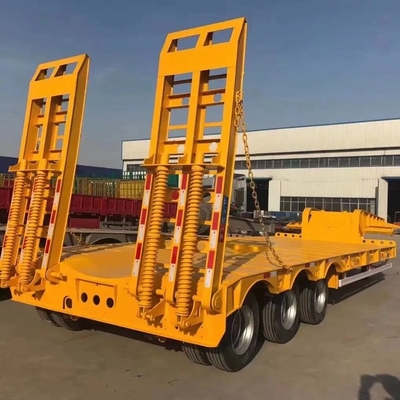 40ft плоский кровать полугрузовик для экскаватора Gooseneck опрокидывание и топливный бак грузовых доставки