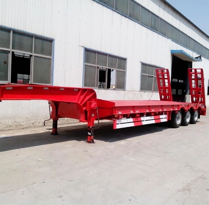 40ft плоский кровать полугрузовик для экскаватора Gooseneck опрокидывание и топливный бак грузовых доставки