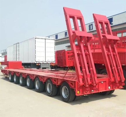 Тяжелая нагрузка 50 т-60 т 3/4 оси Lowboy/Low Deck/Platform/Loader для транспортировки экскаваторов