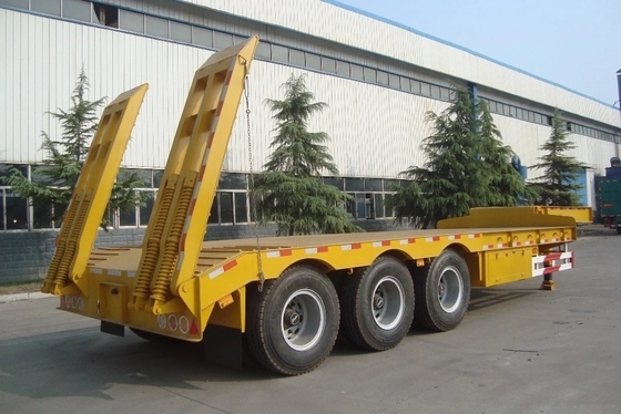 Тяжелая нагрузка 50 т-60 т 3/4 оси Lowboy/Low Deck/Platform/Loader для транспортировки экскаваторов