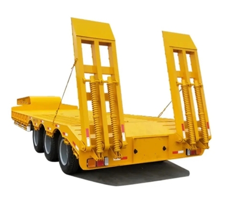 Тяжелая нагрузка 50 т-60 т 3/4 оси Lowboy/Low Deck/Platform/Loader для транспортировки экскаваторов