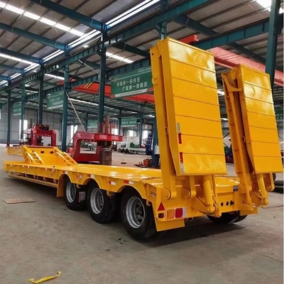 CCC ISO 40 Ton Heavy Duty Gooseneck Low Loader/Bed Truck Trailer с вместимостью 2,5 тонны