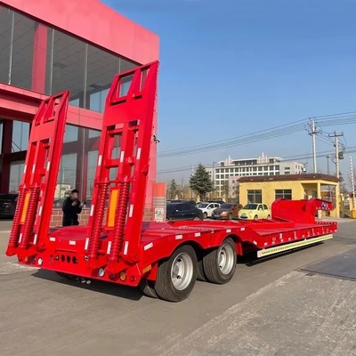 CCC ISO 40 Ton Heavy Duty Gooseneck Low Loader/Bed Truck Trailer с вместимостью 2,5 тонны