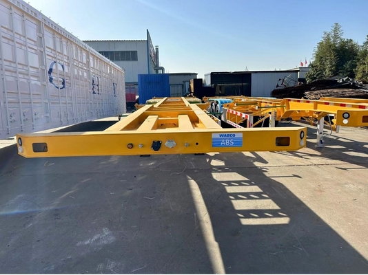 Средняя работа 2/3 оси 20FT 40FT 40t контейнерный полуприцеп скелетный полуприцеп грузовика