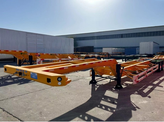 2/3/4 Номер оси Хорошая продажа 3-оси 20FT 2-оси 40-футовый контейнер скелет полуприцеп