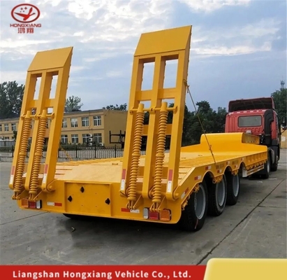 Отсоединяемый грузовик с низкой погрузкой с гусиной шеей/Lowbed/Lowboy Low Flat Bed Trailer Настраиваемый