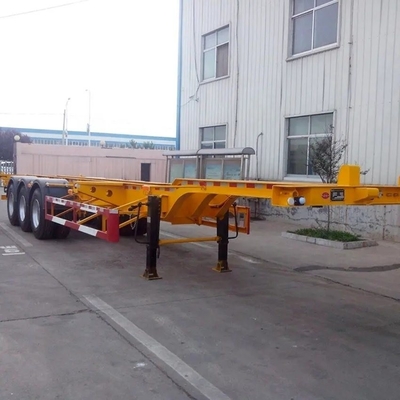 Двухлинейная тормозная система 3-осевого грузового прицепа для 20FT 40FT скелетного полугрузового прицепа