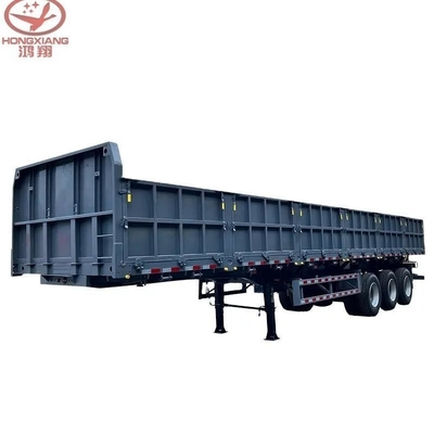 1820мм протекторный фургон типа 3 Tri Axle Bulk Cargo 30t 50t Боковые стены ограждения грузовых грузовых прицепов