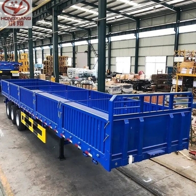 1820мм протекторный фургон типа 3 Tri Axle Bulk Cargo 30t 50t Боковые стены ограждения грузовых грузовых прицепов
