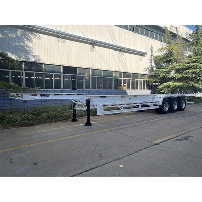 20-45FT Skeleton Container Semi Trailer с хорошо известными осями и высокой грузоподъемностью