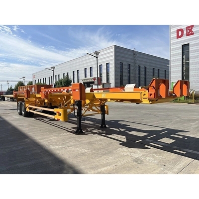 20-45FT Skeleton Container Semi Trailer с хорошо известными осями и высокой грузоподъемностью