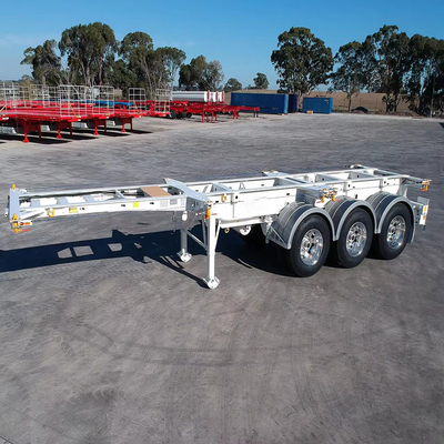 Система подвески типа крестового рукава Cimc Huajun Shipping Container Skeleton Semi-Trailer