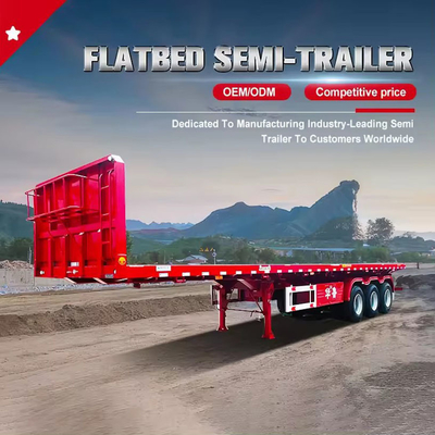 Система подвески типа крестового рукава Cimc Huajun Shipping Container Skeleton Semi-Trailer