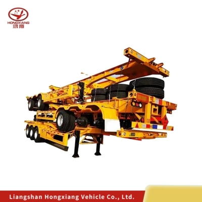 Контейнер 40/45FT Skeleton Skel Semi Trailer с 8/12/16 Номером шины и 5,5 тонн