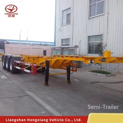 Контейнер 40/45FT Skeleton Skel Semi Trailer с 8/12/16 Номером шины и 5,5 тонн