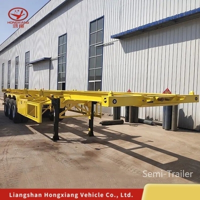 Контейнер 40/45FT Skeleton Skel Semi Trailer с 8/12/16 Номером шины и 5,5 тонн