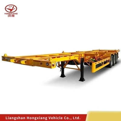 Контейнер 40/45FT Skeleton Skel Semi Trailer с 8/12/16 Номером шины и 5,5 тонн