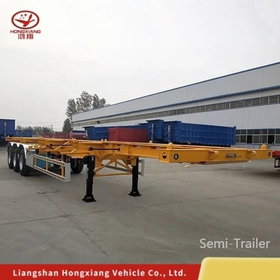 Контейнер 40/45FT Skeleton Skel Semi Trailer с 8/12/16 Номером шины и 5,5 тонн