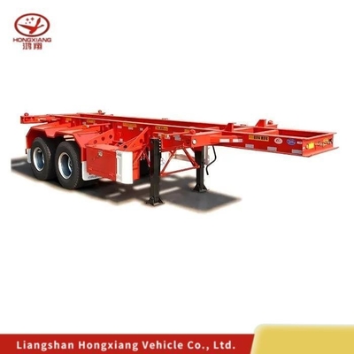 Контейнер 40/45FT Skeleton Skel Semi Trailer с 8/12/16 Номером шины и 5,5 тонн