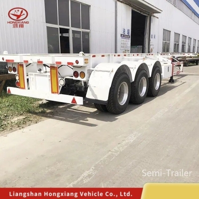 40FT 40 Foot Skeleton/Skeletal Drawbar Tri Axle Extendable Truck Trailers Container Chassis Semi-trailer 40 футовый скелет/скелетный тягальный механизм с тремя осями