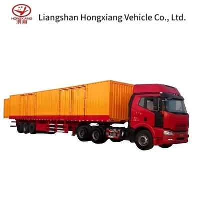 Van Semi Trailer 53FT Сухой полугрузовик с двумя осями с двойной системой воздушного торможения для рынка США