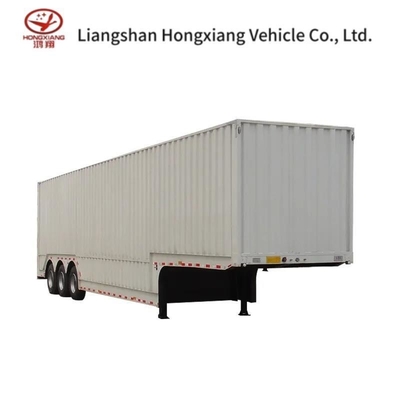 Van Semi Trailer 53FT Сухой полугрузовик с двумя осями с двойной системой воздушного торможения для рынка США