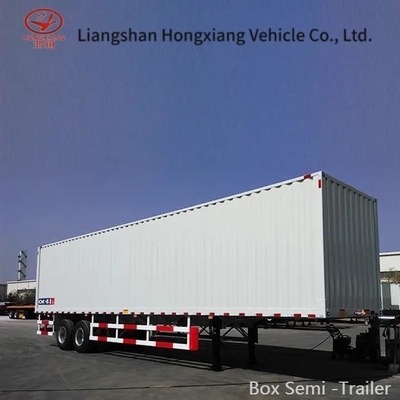 Van Semi Trailer 53FT Сухой полугрузовик с двумя осями с двойной системой воздушного торможения для рынка США