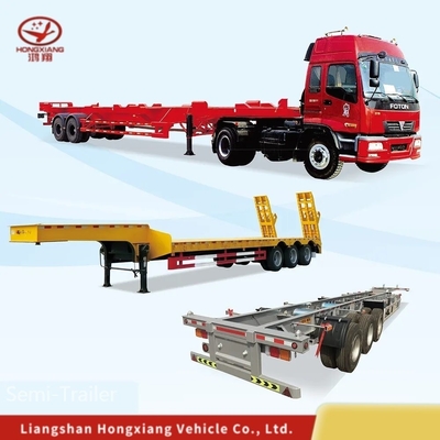 20FT/30FT/40FT/45FT 3 оси Скелет/Скелет шасси Контейнер полуприцеп с 1