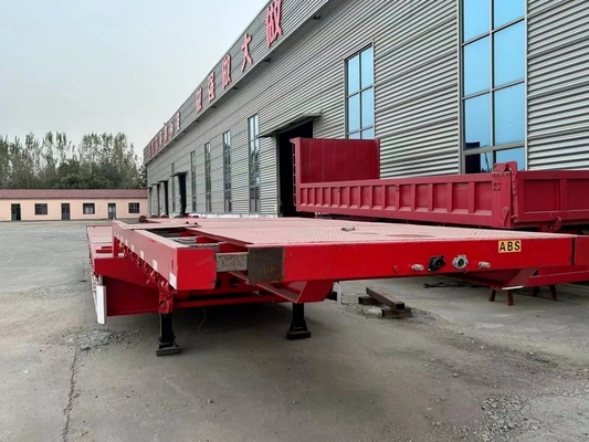 Прицеп для грузовика 3 оси полуприцеп с плоской кроватью и ABS антиблокировочной тормозной системой