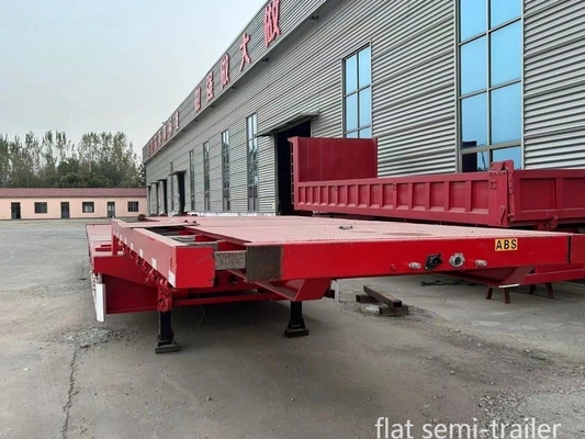 BPW 12t X 3 плоский полуприцеп с грузоподъемностью 60 т и подвеской воздушных подушек