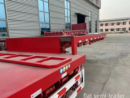40FT 2 оси универсальный и плоский полуприцеп для грузовых перевозок