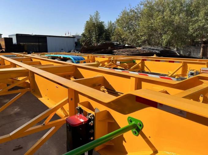 20 or 40 Foot Container Carrier Trailer 20/40 Skeleton Chassis Semi Trailer 45′ Skeleton Shipping Container Semi-Trailer