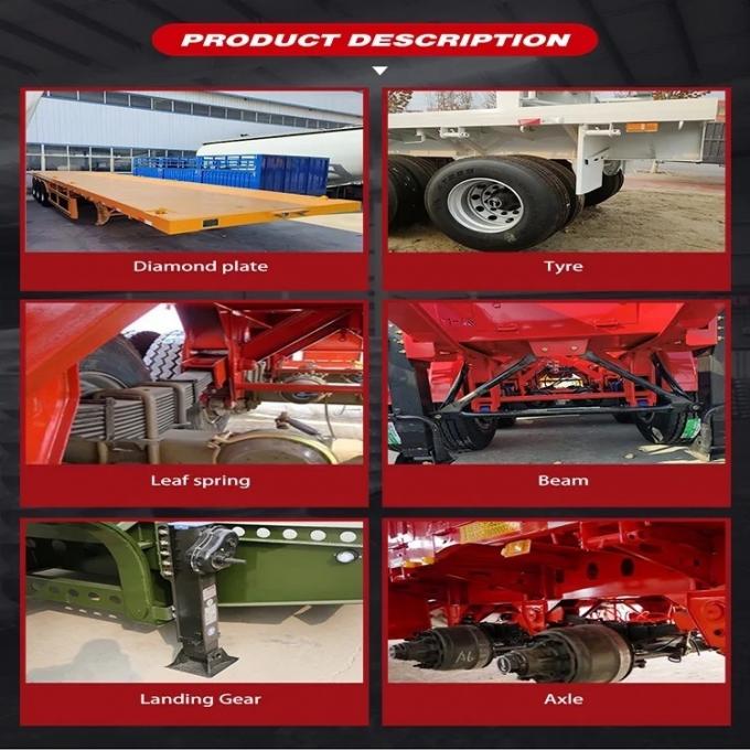 20 or 40 Foot Container Carrier Trailer 20/40 Skeleton Chassis Semi Trailer 45′ Skeleton Shipping Container Semi-Trailer